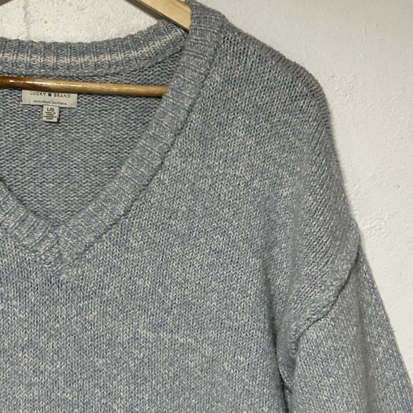 Lucky Brand Light Blue Womens Sweater Large - Picture 3 of 10